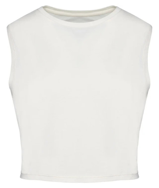 Native Spirit Ladies faded cropped sleeveless t-shirt | ADT Tryck