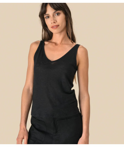 SPASSO Ladies' Linen Tank Top | ADT Tryck