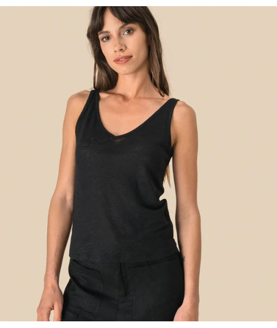 SPASSO Ladies' Linen Tank Top | ADT Tryck