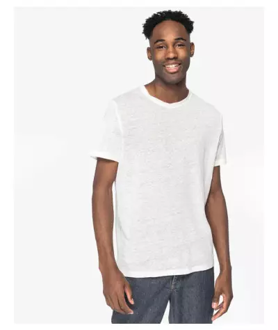 SPASSO Men's Linen T-shirt | ADT Tryck