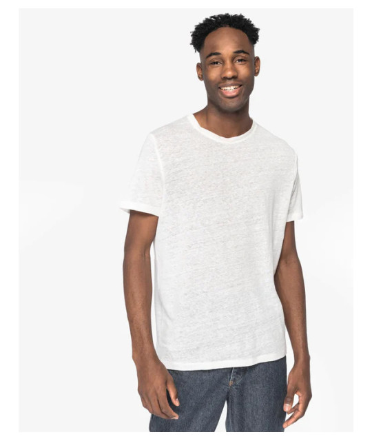 SPASSO Men's Linen T-shirt | ADT Tryck