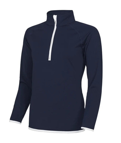 Just Cool Women's Cool 1/2 Zip Sweat | ADT Tryck