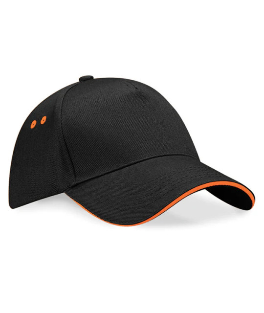Beechfield Ultimate 5 Panel Cap - Sandwich Peak | ADT Tryck