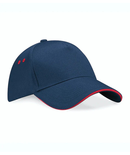 Beechfield Ultimate 5 Panel Cap - Sandwich Peak | ADT Tryck