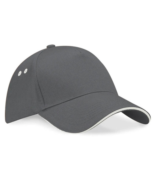 Beechfield Ultimate 5 Panel Cap - Sandwich Peak | ADT Tryck