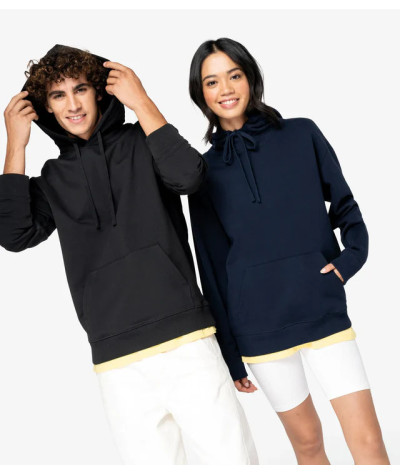Unisex eco-friendly French Terry dropped shoulders