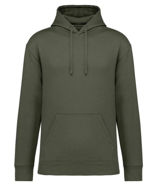 Uni. EcoFriendly Brushed Fleece Drop.Shoulder Hood