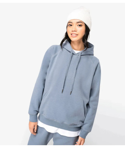 Ladies hooded sweatshirt raglan sleeves 350 gsm