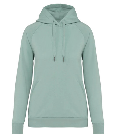 Ladies hooded sweatshirt raglan sleeves 350 gsm