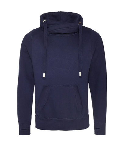 Cross Neck Hoodie