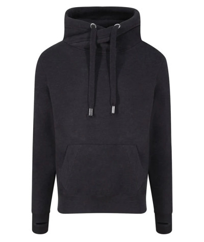 Cross Neck Hoodie