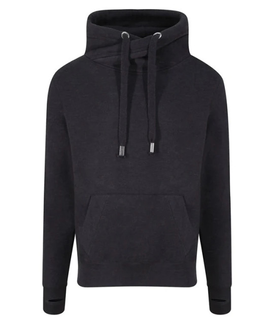 Cross Neck Hoodie