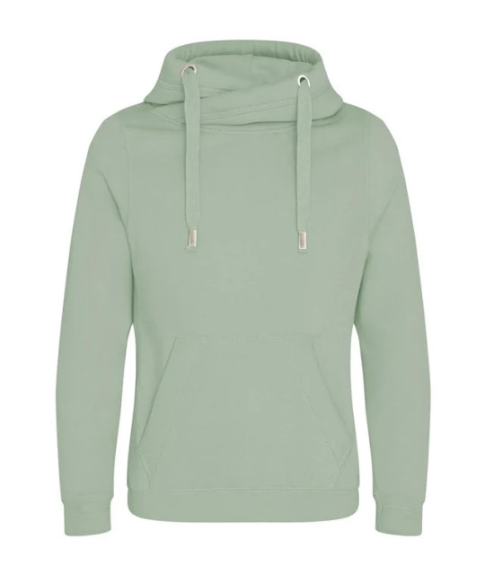 Cross Neck Hoodie
