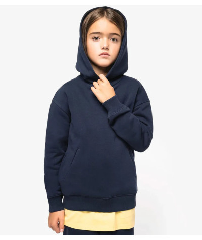 Native Spirit Eco-Friendly Kids' Oversize Hooded Sweatshirt