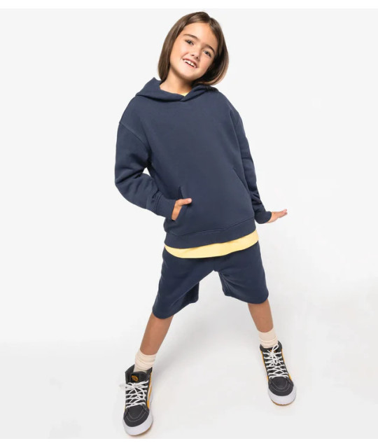 Native Spirit Eco-Friendly Kids' Oversize Hooded Sweatshirt
