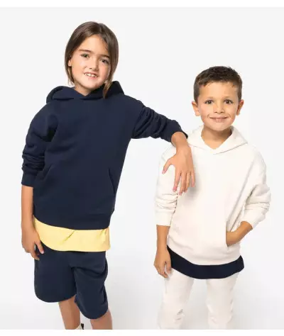 Native Spirit Eco-Friendly Kids' Oversize Hooded Sweatshirt | ADT T...