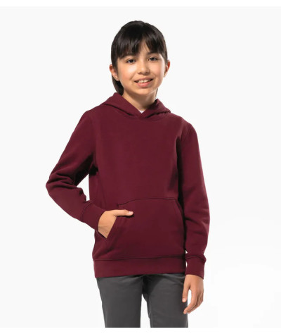 Kids' Eco-Friendly Hooded Sweatshirt