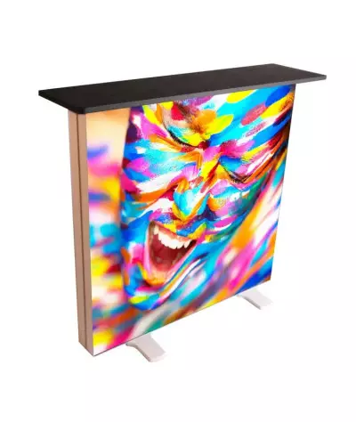 Sign Nordic Smart Textile LED Frame + LED Desk | ADT Tryck
