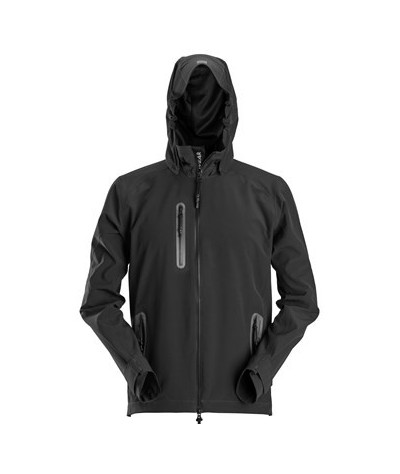 Flexiwork, waterproof softshell jacket with hood