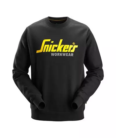 Snickers Workwear Klassisk sweatshirt med logotyp Snickers Workwear...