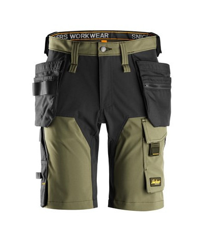 Snickers Workwear 4-vägsstretchshorts med hölsterfickor