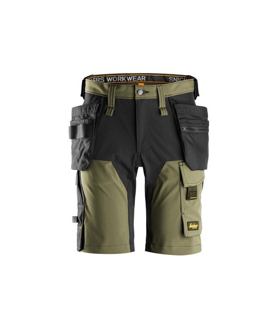 4-way stretch shorts with holster pockets
