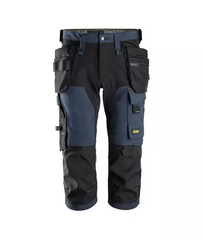 Snickers Workwear Piratbyxor i 4-vägsstretch med hölsterfickor Snic...