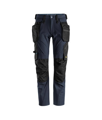 Work trousers with removable holster pockets