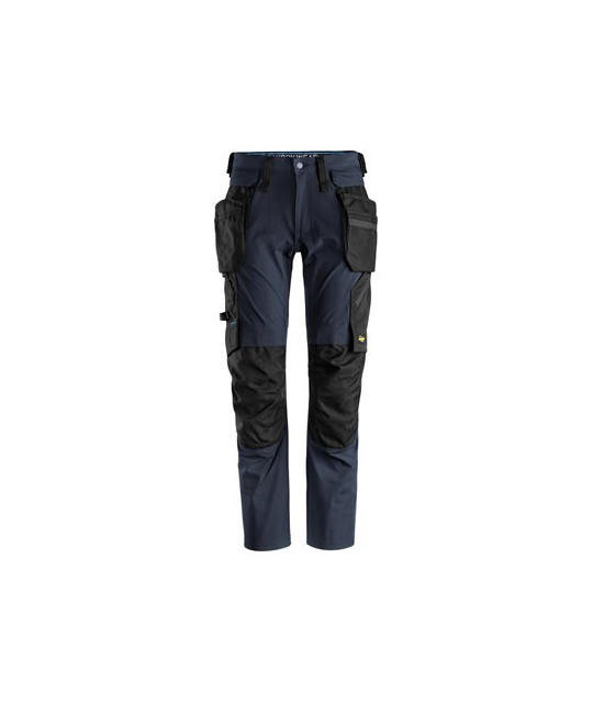 Work trousers with removable holster pockets