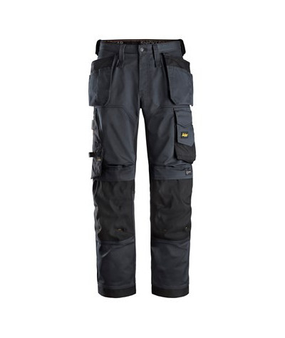 Stretch work trousers with holster pockets