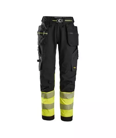 Snickers Workwear Byxa med stretch och hölsterfickor, varsel klass ...