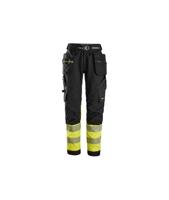 Snickers Workwear Byxa med stretch och hölsterfickor, varsel klass ...