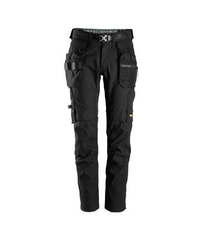 Snickers Workwear FlexiWork Arbetsbyxa+ avtagbar hölsterficka Snick...
