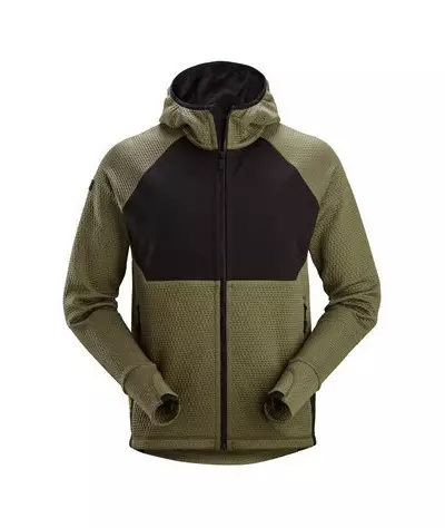 Snickers Workwear Huvtröja med hellång dragkedja Snickers Workwear ...