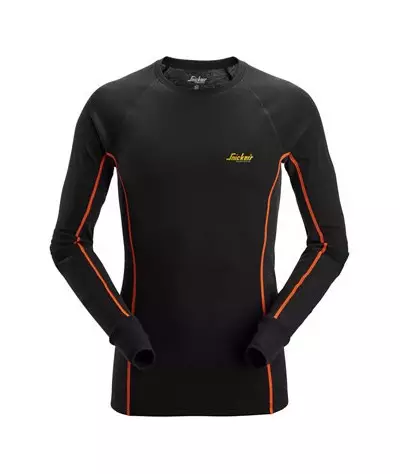 Snickers Workwear Stay Warm underställströja i merinoull Snickers W...