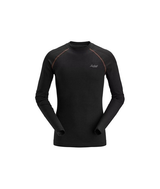 Seamless Base Layer Heat Regulating Wool Top