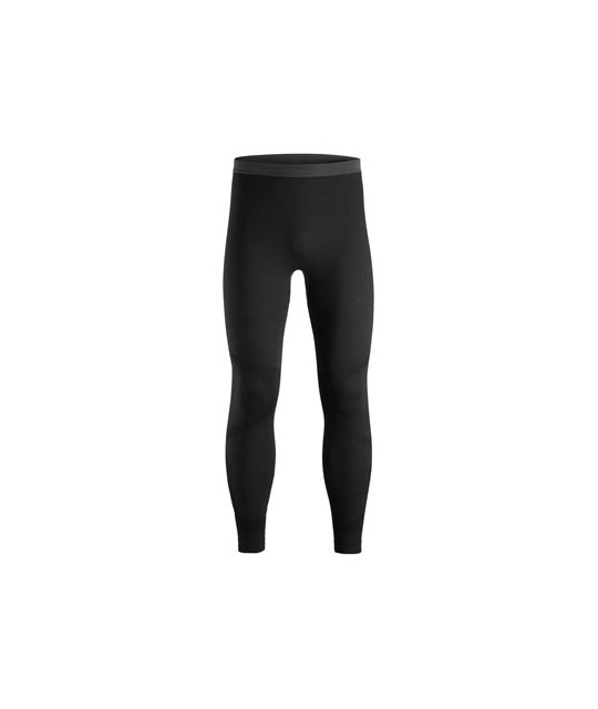 Seamless heat-regulating wool base layer pants