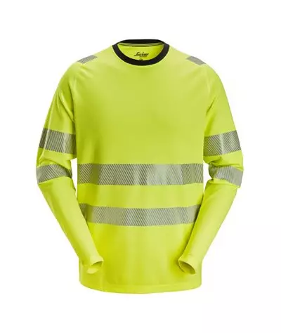 Snickers Workwear Långärmad T-shirt, varsel klass 3 Snickers Workwe...