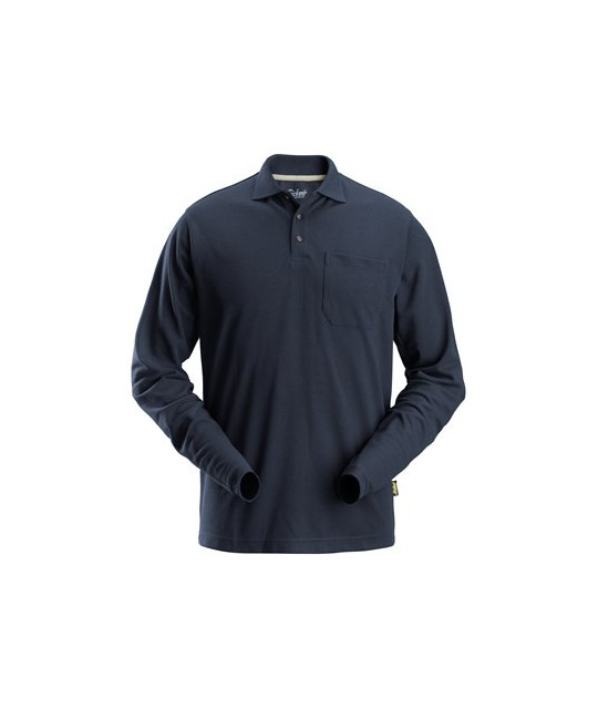 Long-sleeved polo shirt