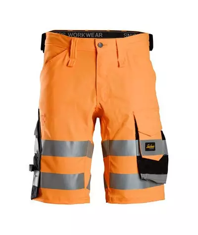 Warning shorts with stretch, at 1