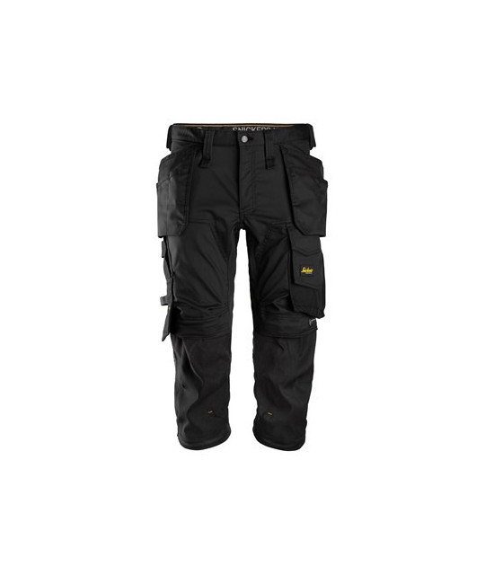 Snickers Workwear Stretchig piratbyxa med hölsterfickor, Snickers W...
