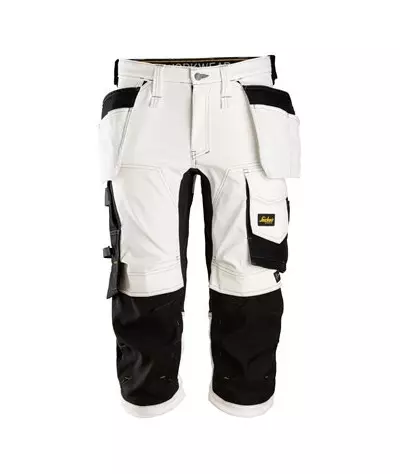 Snickers Workwear Stretchig piratbyxa med hölsterfickor, Snickers W...