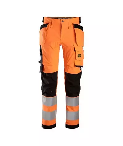 Snickers Workwear Varselbyxa med stretch och hölsterfickor, klass 2...