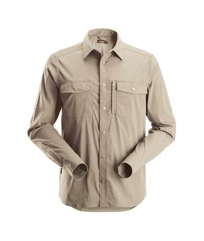 Long-sleeved shirt in Ripstop