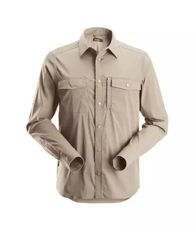 Long-sleeved shirt in Ripstop