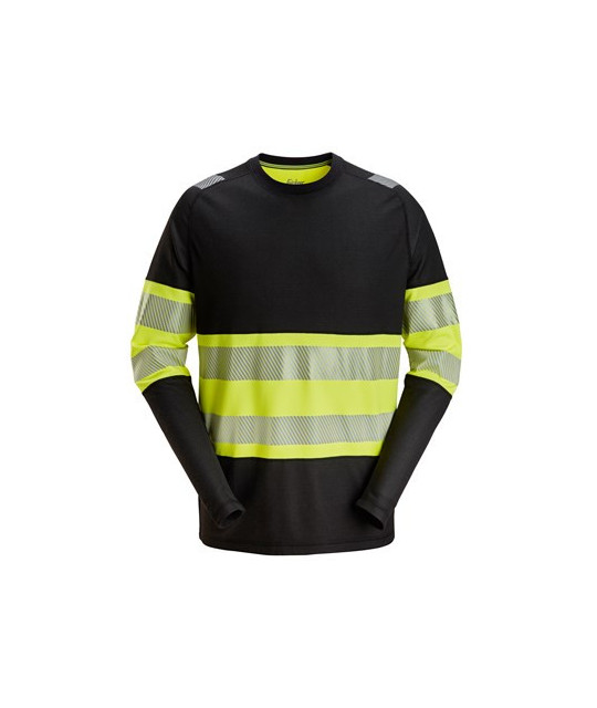 Snickers Workwear Långärmad T-shirt, varsel klass 1