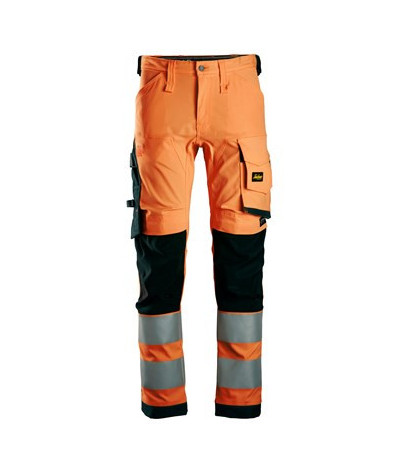 Snickers Workwear Varselbyxor med stretch, klass 2, Snickers Workwe...