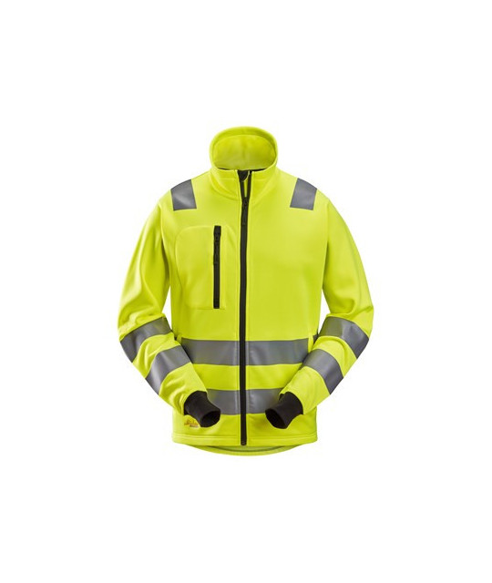 High-visibility jacket class 2/3 with full-length zipper