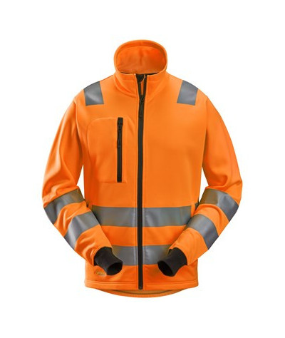 High-visibility jacket class 2/3 with full-length zipper