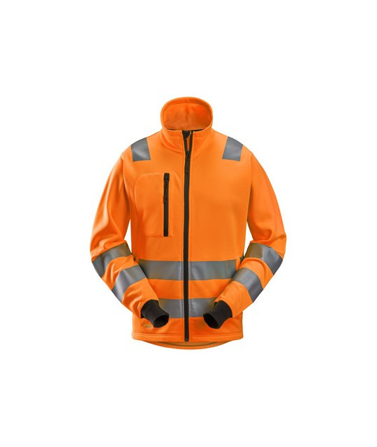 High-visibility jacket class 2/3 with full-length zipper